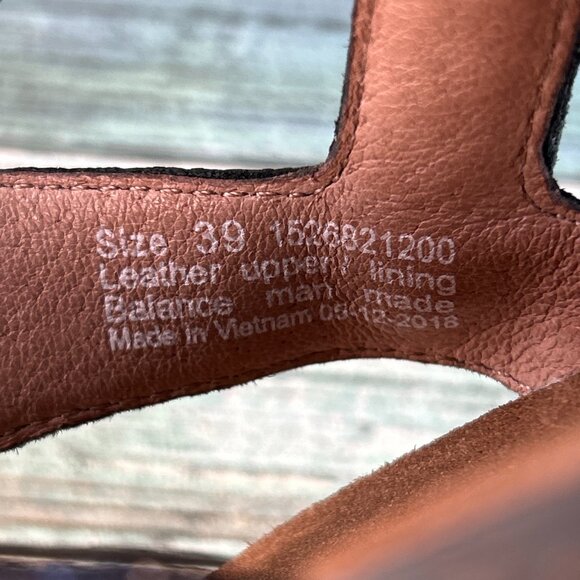 Dansko Veruca Gladiator Sandal Womens Sz 8.5-9 Metallic Gray Leather Wedge Heel - Picture 14 of 14